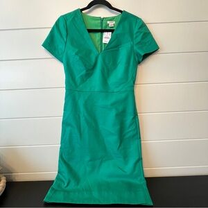 Elegant Green Dress J Crew Size 2